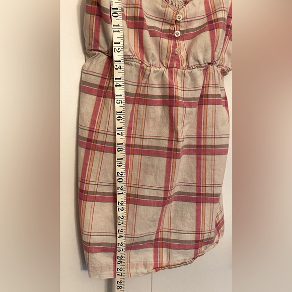 Vintage Y2K pink plaid spaghetti strap top, size m/l - Picture 5 of 7